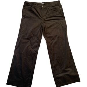 J. Jill Women's Bootcut Pants Size 20 Brown Velvet 5 Pocket Design‎